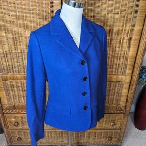 Ralph Lauren Blue Short Peplum Jacket SIZE 12